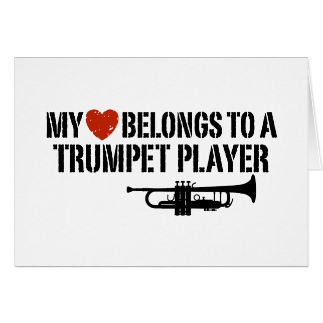 Mijn Heart Trumpet Player (Voorkant Horizontaal)