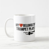 Mijn Heart Trumpet Player Koffiemok (Links)