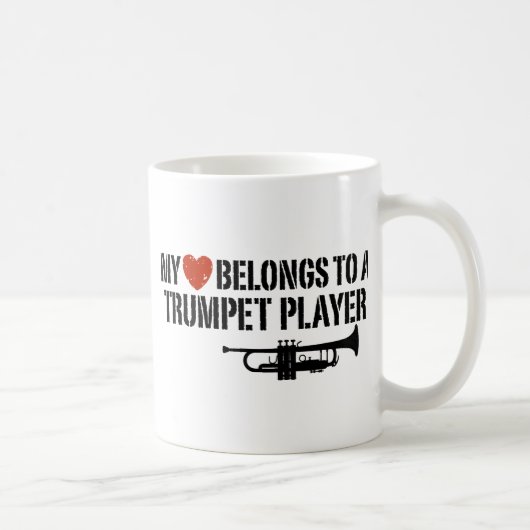 Mijn Heart Trumpet Player Koffiemok (Rechts)