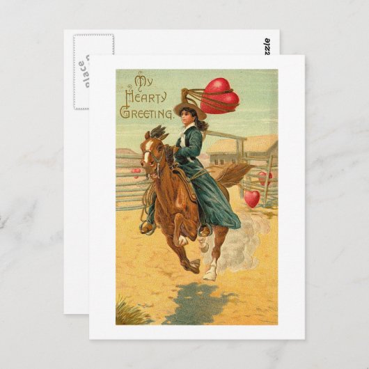 Mijn Hearty Greeting Briefkaart (Voorkant / Achterkant)