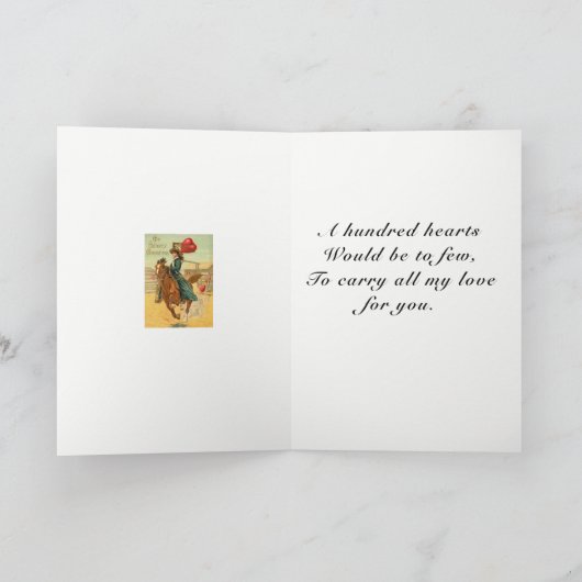 Mijn Hearty Greeting Feestdagen Kaart (Binnen)