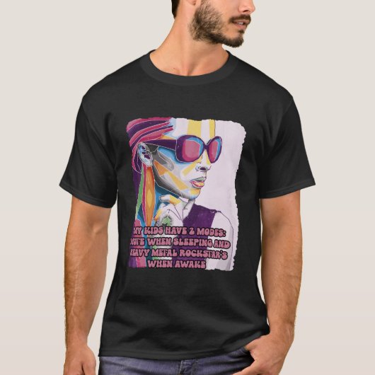 Mijn Heb 2 Modi Moeder Moeder Humor T-Shirt (Voorkant)