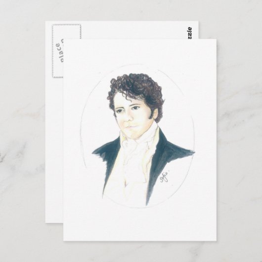 Mijn heer Darcy Briefkaart (Voorkant / Achterkant)