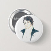 Mijn heer Darcy Ronde Button 5,7 Cm (Voorkant /achterkant)