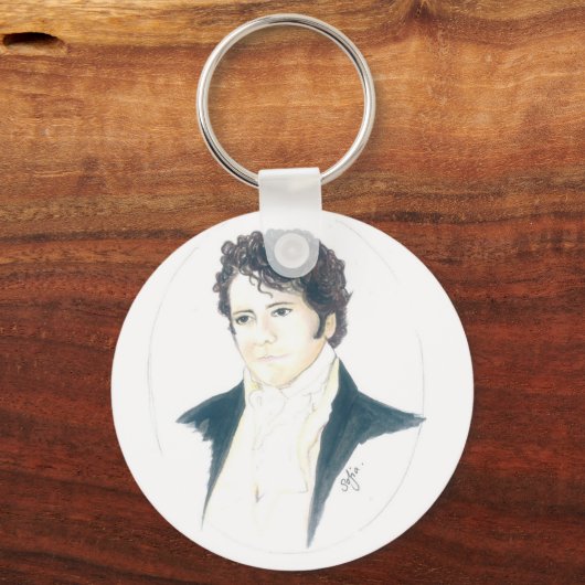 Mijn heer Darcy Sleutelhanger (Voorkant)