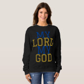 Mijn Heer mijn God Bijbelse Vrouwen Trui (Voorkant volledig)