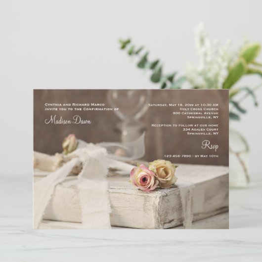 Mijn Heilige Bijbel Uitnodiging (Staand voorkant)