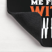 Mijn heks Switch Funny Halloween Quote en Pun omdr Muismat (Hoek)