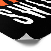 Mijn heks Switch Funny Halloween Quote en Pun omdr Poster (Hoek)