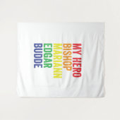 Mijn Held Bisschop Mariann Edgar Budde Trans LGBT Wandkleed (Voorkant (horizontaal))