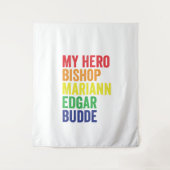 Mijn Held Bisschop Mariann Edgar Budde Trans LGBT Wandkleed (Voorkant)