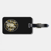 Mijn held in het wild bagagelabel (Achterkant horizontaal)