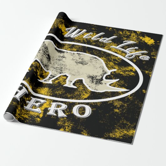 Mijn held in het wild cadeaupapier (Uitgerold)