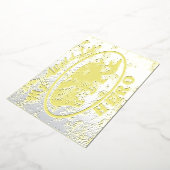 Mijn held in het wild folie uitnodiging (Gedraaid)