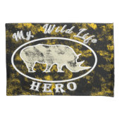 Mijn held in het wild kussensloop (Voorkant-Links)