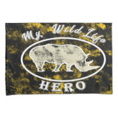 Mijn held in het wild kussensloop (Voorkant-Rechts)