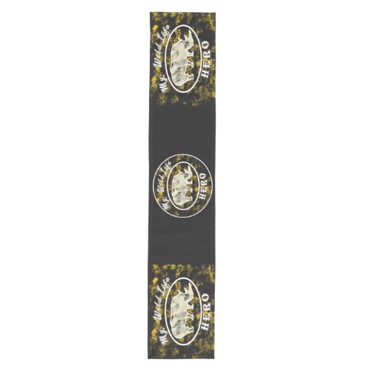 Mijn held in het wild medium tafelloper (Voorkant)