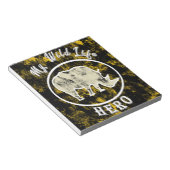 Mijn held in het wild notitieblok (Schuin)