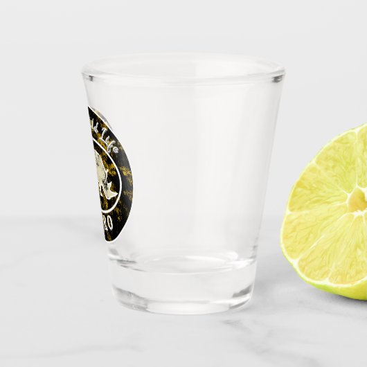 Mijn held in het wild shot glas (Rechts)