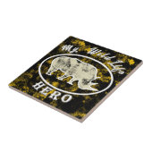 Mijn held in het wild tegeltje (Zijkant)