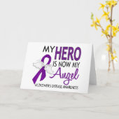 Mijn Held is de Ziekte van Mijn Alzheimer van de Kaart (Gele Bloem)