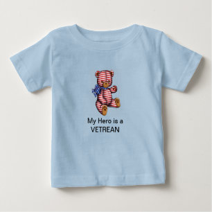 Mijn held is een VETERAN BABY T-shirt