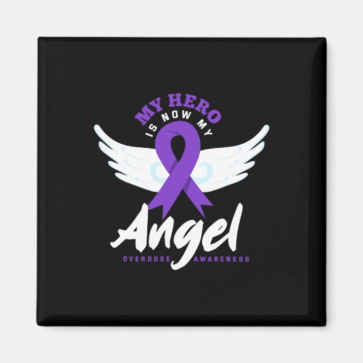 Mijn held is nu mijn Angel End Overdosis Awar Magneet (Voorkant)