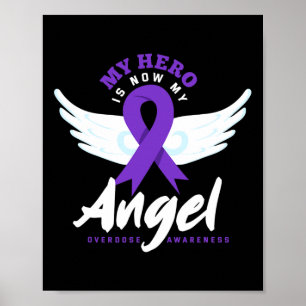 Mijn held is nu mijn Angel End Overdosis Awar Poster