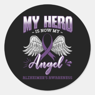 Mijn held is nu mijn Angel Heimerheimer's Heimerhe Ronde Sticker