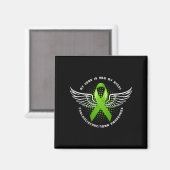 Mijn held is nu mijn engel cholangiocarcinoom magneet (Voorkant / Achterkant)