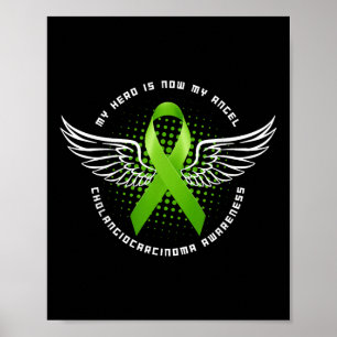 Mijn held is nu mijn engel cholangiocarcinoom poster