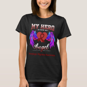 Mijn held is nu mijn engel Hemiplegische migraine T-shirt