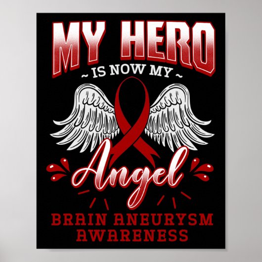 Mijn held is nu mijn engel Hersenen aneurysma Intr Poster (Voorkant)