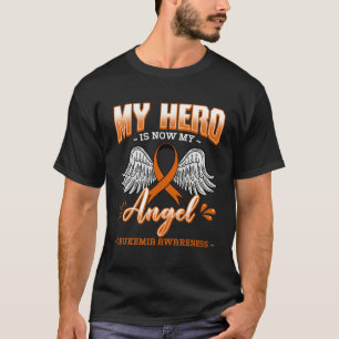 Mijn held is nu mijn engel Leukemie Beenmerg Hemat T-shirt