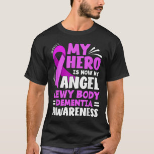 Mijn held is nu mijn engel Lewy body dementie T-shirt