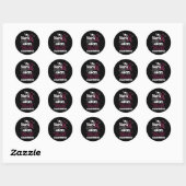 Mijn held is nu mijn engel multiple myeloma kanker ronde sticker (Vel)