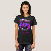 Mijn held is nu mijn engel Overdosis bewustzijn T-shirt (Voorkant volledig)