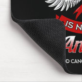 Mijn held is nu mijn engelenbloedkanker vloeistoft muismat (Hoek)