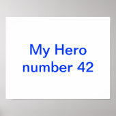 Mijn held Jackie Robinson poster (Voorkant)