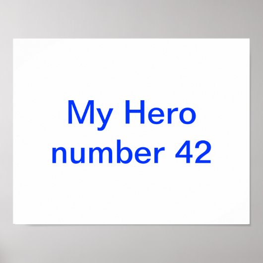 Mijn held Jackie Robinson poster (Voorkant)