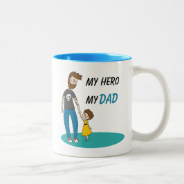 Mijn Held Mijn Vader Mok – Vaderdag Cadeau
