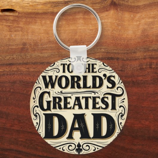 Mijn held, mijn vader - Vaderdag cadeau ontwerp Sleutelhanger (Achterkant)