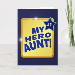 Mijn Held Oom/Sterren Awardkaart Kaart