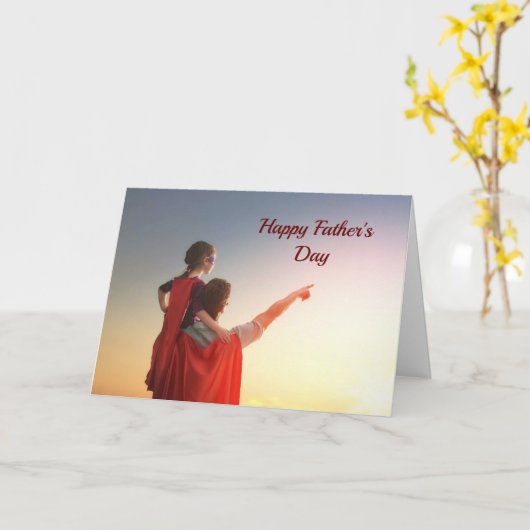 Mijn held Vaderdag Kaart (Gele Bloem)