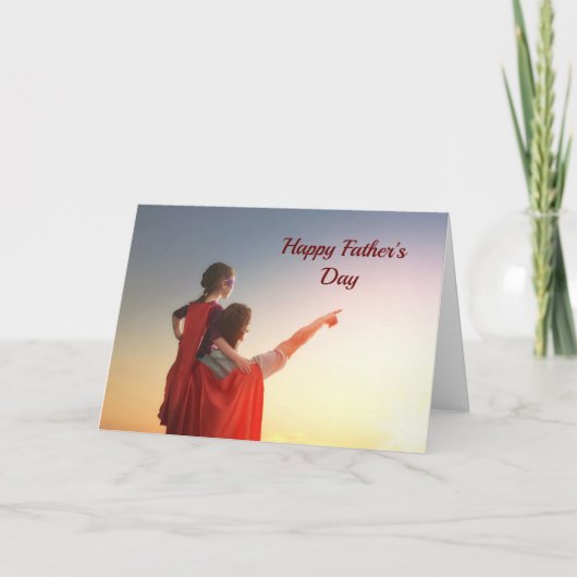 Mijn held Vaderdag Kaart (Voorkant)