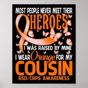 Mijn helden die ik Oranje Draag voor mijn neef RSD Poster