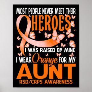 Mijn helden Ik draag oranje voor mijn tante Rsd Cr Poster