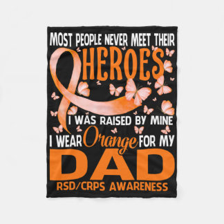 Mijn helden Ik draag oranje voor mijn vader Rsd Cr Fleece Deken