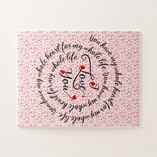 Mijn hele hart legpuzzel (Horizontaal)