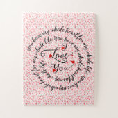 Mijn hele hart legpuzzel (Verticaal)